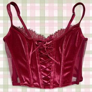 Victoria's Secret Pink Mesh Corset